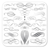 Victorian Flourish (CjS-46) - CJS Small Stamping Plate